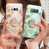 Lucky and Romantic Love For Samsung S25 S25 Edge S25Ultra S8 9 S10 20 U Ltra S21 Pro 22 Plus S23 FE S24 Ultra Glass Phone Case
