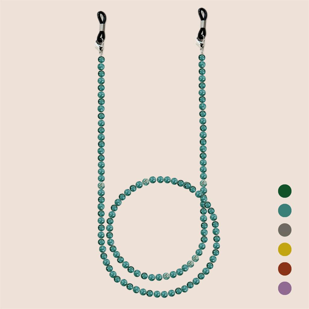 Bohemian Styles Eyeglass Chain Glass Beads Adjustable Length Unisex Daily Accessory for Women and Men