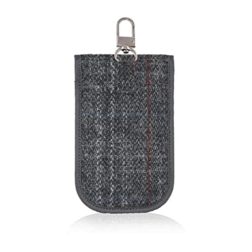 

Серый блокирующий радиоволны, чехол для смарт-ключа автомобиля, защита от ретрансляционной атаки, ключ от машины, защита от кражи, серый