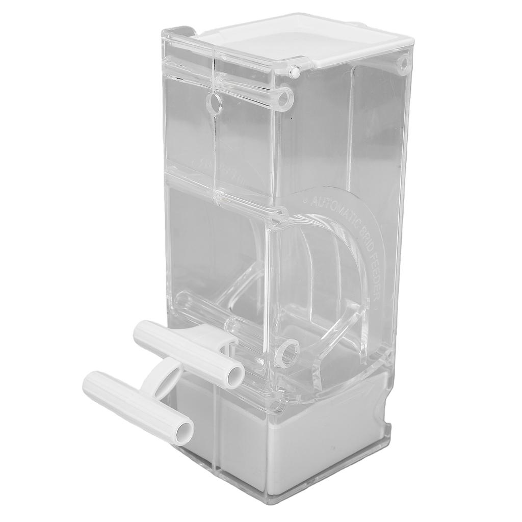 Automatic Bird Feeder Anti Spill 400ml Plastic Hanging Bird Cage Feeder for Parakeets Lovebirds
