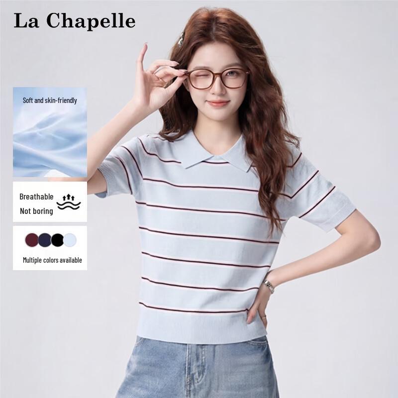 La Chapelle Women s Polo Knitted T-Shirt M