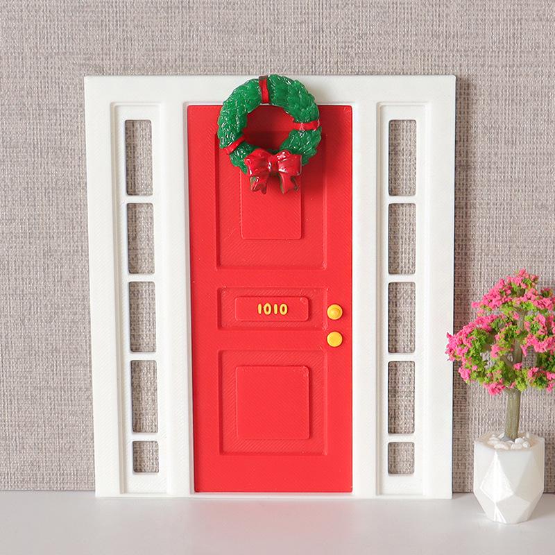Miniature Handmade Dollhouse Doorway Decor Ornament