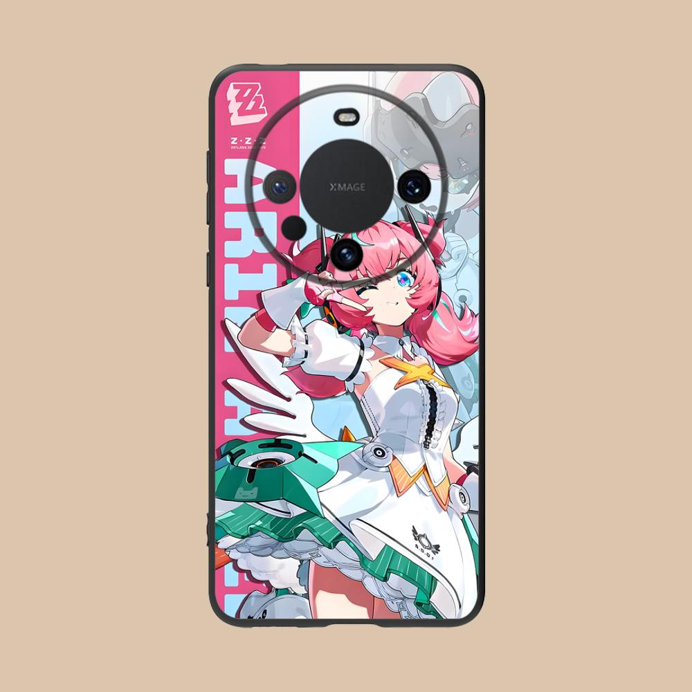 Zenless Zone Zero Aria Matte TPU Mobile Phone Case for Huawei Mate 60 50 40 30 20 10 Pro Plus Lite E 5G Colorful Printing Cover