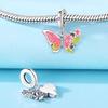 Realcopper Beautiful Butterflies Series Charm Fit Original Fine Bracelet Diy Bead Women Jewelry Fine Gifts Accessories