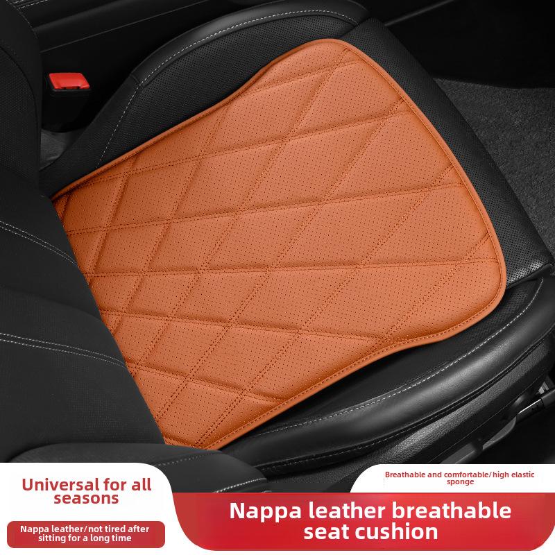 All-Season Nappa Leather Car Seat Cushions