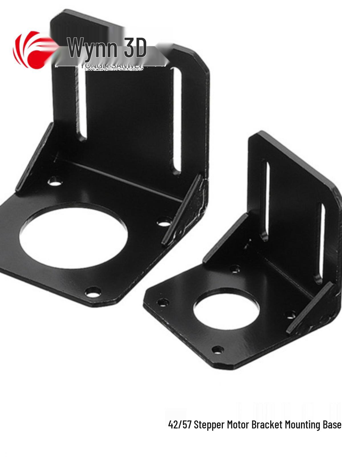 Stepper Motor Bracket 42/57 with Screws - Mounting Base and Horizontal Support 42 Stepper Motor Bracket (No Screws)