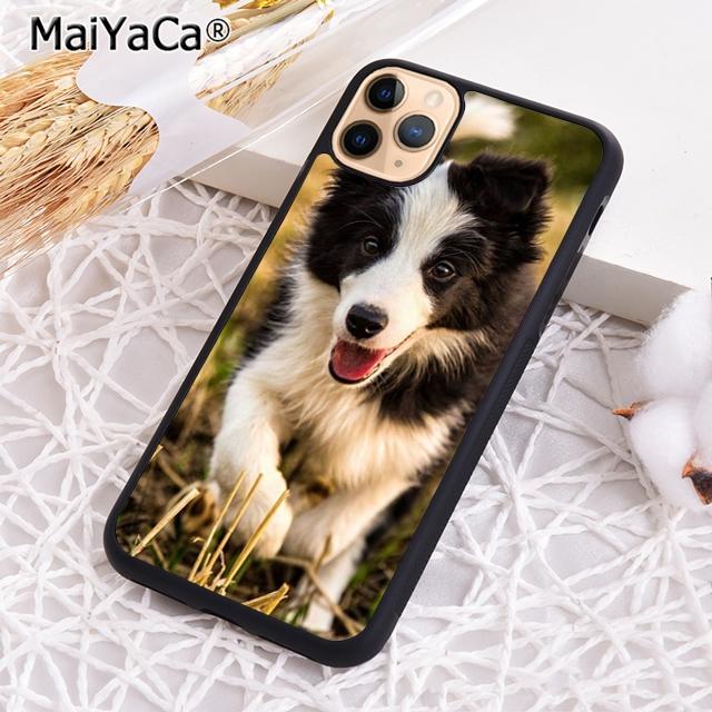 Beautiful Fun Border Collie Dog Puppies Phone Case For iPhone 17 Air 16 15 14 plus 12 13 pro max coque