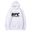 UFC Kapuzenpullover in europäischer Größe für Damen & Herren - Herbst/Winter Freizeit-Hoodie mit Plus-Samt und Aufdruck
