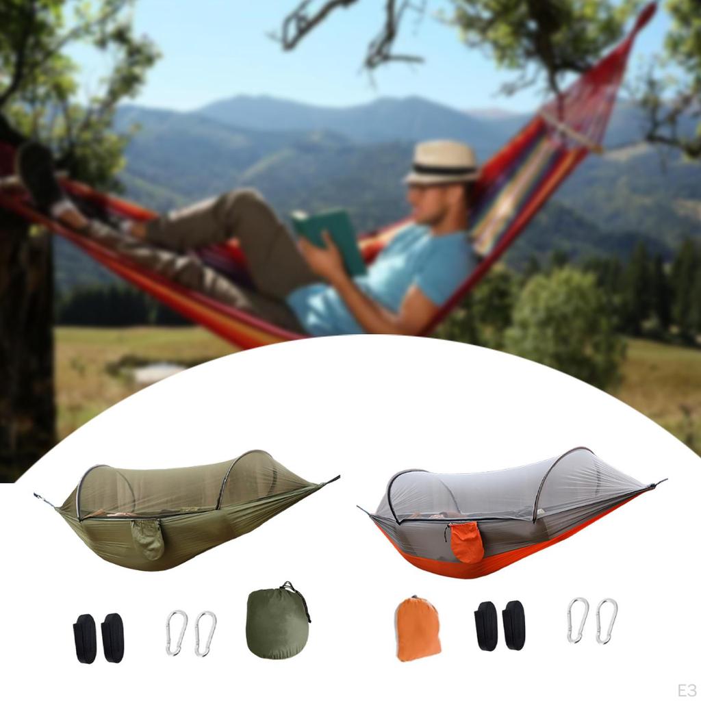 Camping Hammock 2 Person Portable Accessories Tree Swing Bed Sleeping