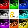 4 Pcs RGB Under Car Strip Light Kit 48 LED Neon Tube Underglow Underbody System