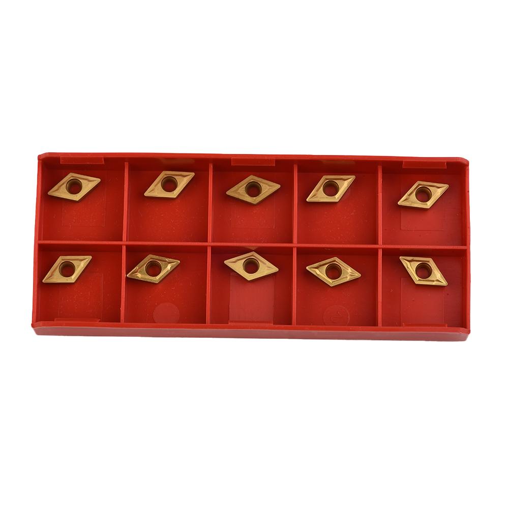Kostengünstige Lösung Packung mit 10 DCMT070204 YBC251 Hartmetall-Wendeplatten für professionelle Metallbearbeitungs- und Zerspanungsanforderungen
