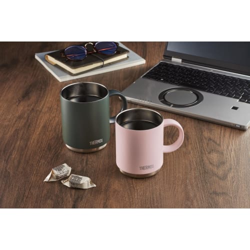 [Dishwasher Compatible Model] Thermos Vacuum Insulated Mug 450ml Forest Green JDS-451 FG