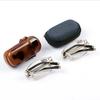 Folding Reading Glasses for Men Women Portable Metal Frame Presbyopic Eyeglasses with Case Unisex Clear Lens