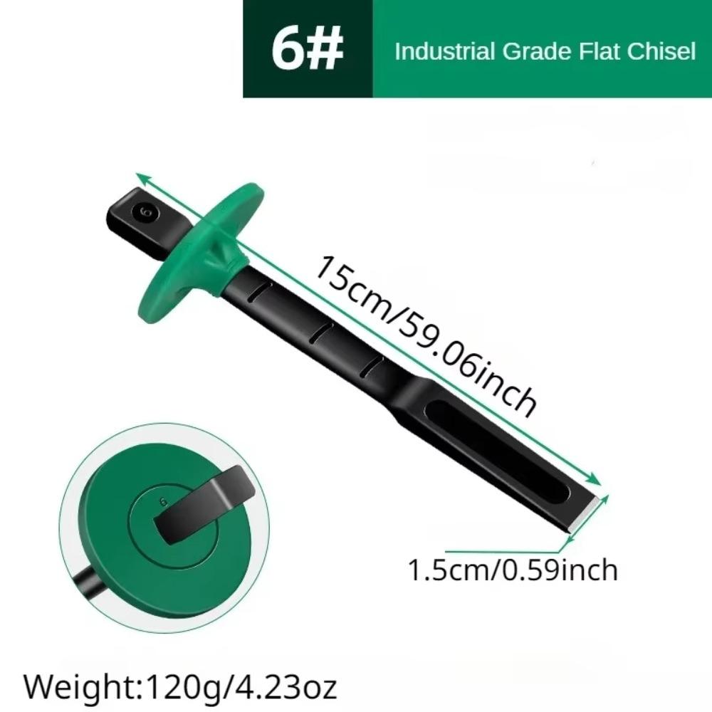 

Sharpening Masonry Tool Chrome Vanadium Steel Flat Shovel Tool Stonemason Cold Tool Brick Wall 6inch