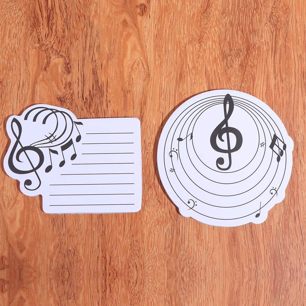 10Pcs/Set Smooth Writing Music Note Sticky Notes Various Music Shapes Writing Memo Pad  Notebooks