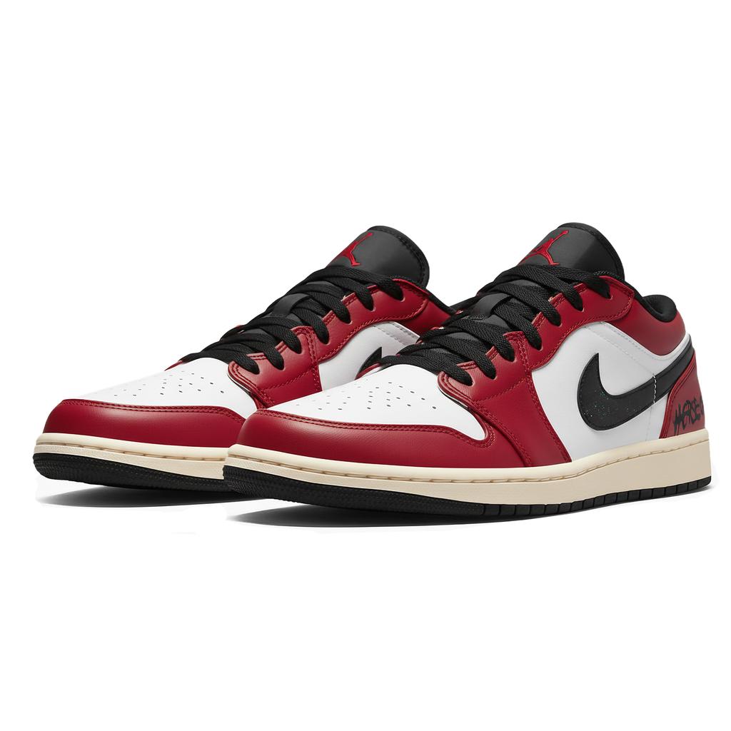 Jordan Air Jordan 1 LOW Three Times Laboratory, Horse Year, Red Stallion, Box Abrasion Resistant Abrasion Resistant 553558-081(Team210-S-BOX)