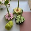 Gerbera Yarn Spinner 3D Printed Monstera Spinning Yarn Holder Winding Tool Tangle-Free Yarn Dispenser for Crocheting Knitting Lovers