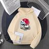 Hot selling anime anime head text D car hooded sweater men sweatshirt JDM car tide