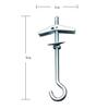 Carbon Steel Cavity Toggle Wings Plasterboard Bolts Hanger Wall Hooks Ceiling Hook Wall Fixing Wing