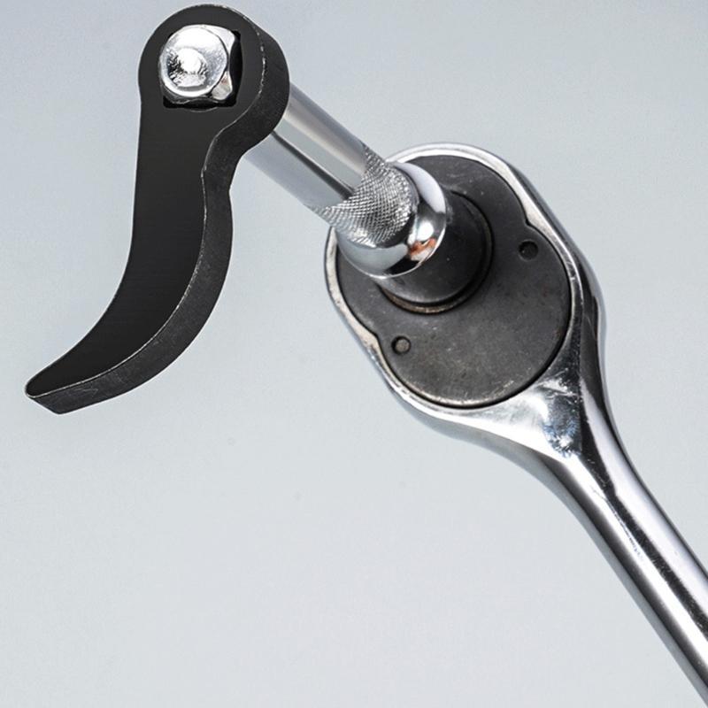 652F 3Piece Pry Bar Wrench Adapter Head Removal Tool  for Car Repair and Tight Spaces