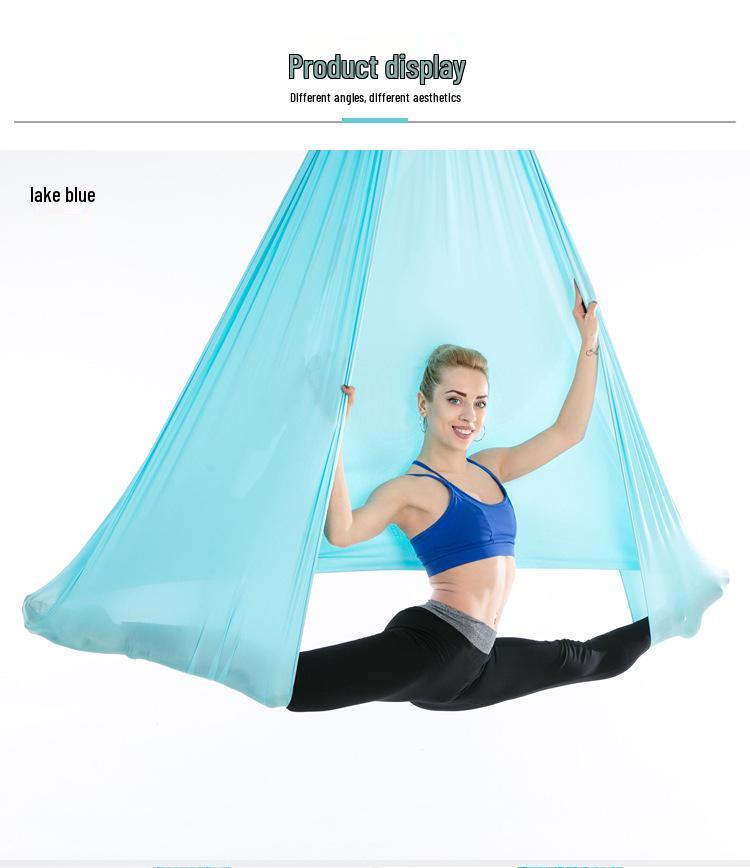 Inversion Gravity Bungee Aerial Yoga Hammock with Hanging Straps for Home or Studio