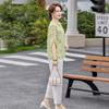 Elegant Summer Top Set for Mom - New 2026 Chinese Style Three-Quarter Sleeve Two-Piece