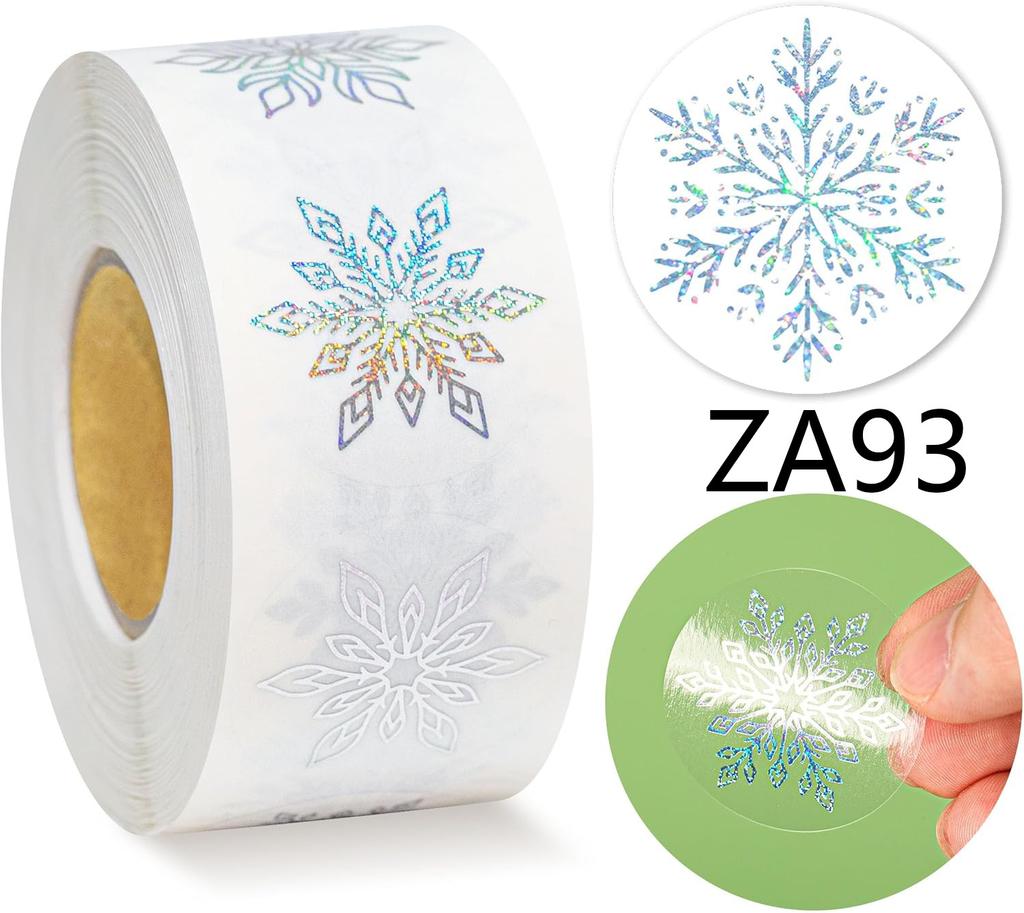 500pcs Christmas Hat Stickers Cartoon Laser Gift Packaging Box Decoration Stickers Labels Envelope Gift Bag Sealing Sticker