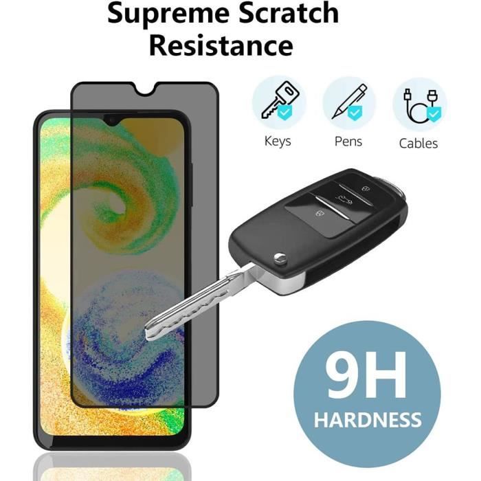 [2 Pieces] Anti-spy Tempered Glass for Samsung Galaxy A15 4G-5G - Shockproof Protection