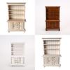 Wooden Dollhouse Miniature Display Cabinet With Four Drawers For Collectors And Craft Enthusiasts