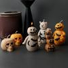 Kürbis-Kerzenformen Halloween-Schädel-Kerzenformen zur Herstellung von Kerzenseife