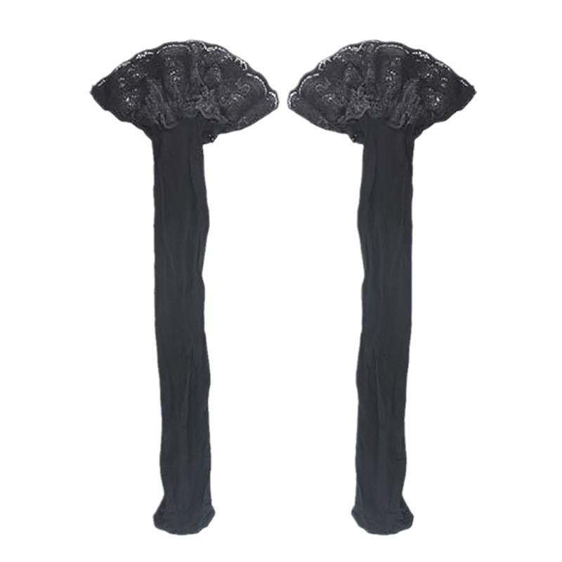 Beileisi 2119 Silicone Lace Top Thigh-High Velvet Stockings