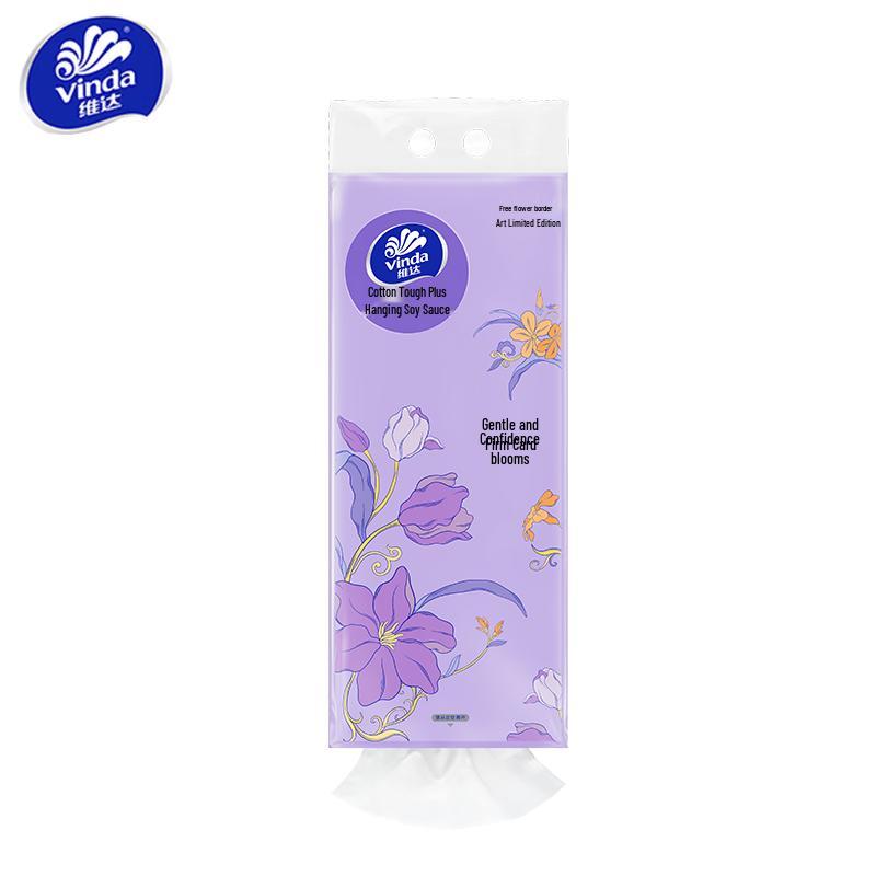 Vinda Hanging Cotton Tough+ 4-Ply Facial Tissues