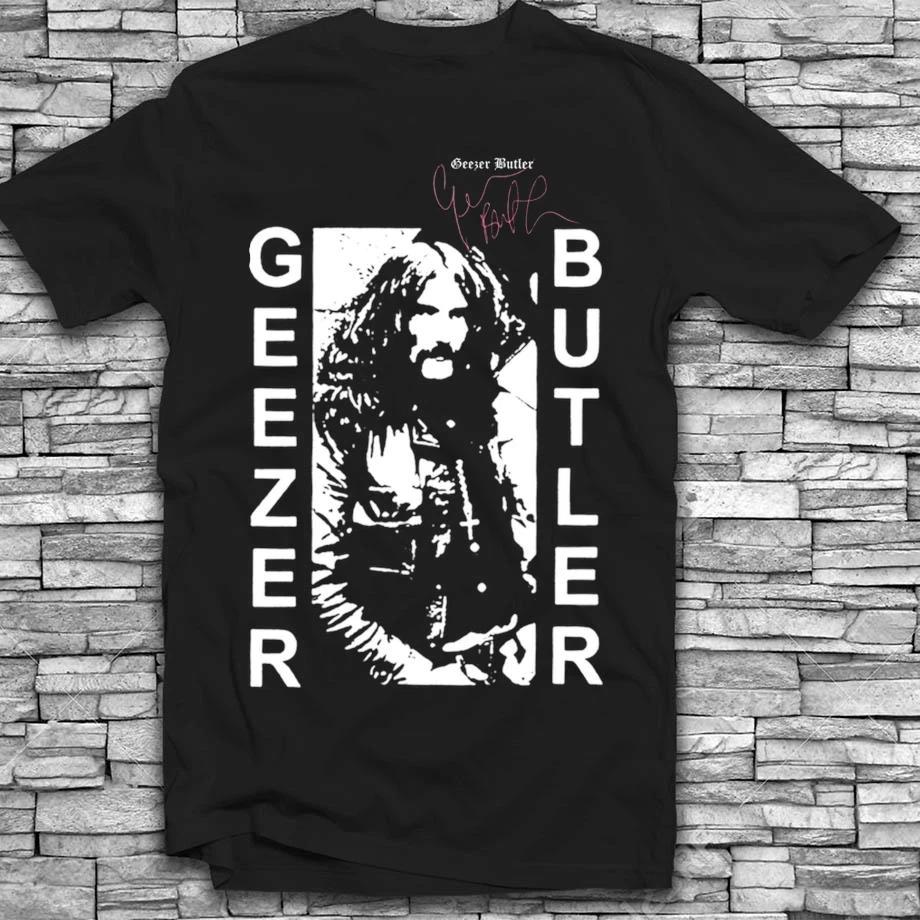 Vintage Geezer Butler Heavy Cotton Black Full Size Unisex Tee Shirt TR715 XXXL