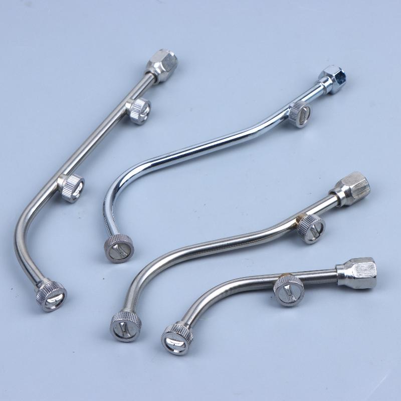 1Pcs Large Flow 2/3 Hole High Pressure Sprayer Nozzle Stainless Steel Sprayer Wand Nozzle Water-Saving Electric Atomizer Nozzle