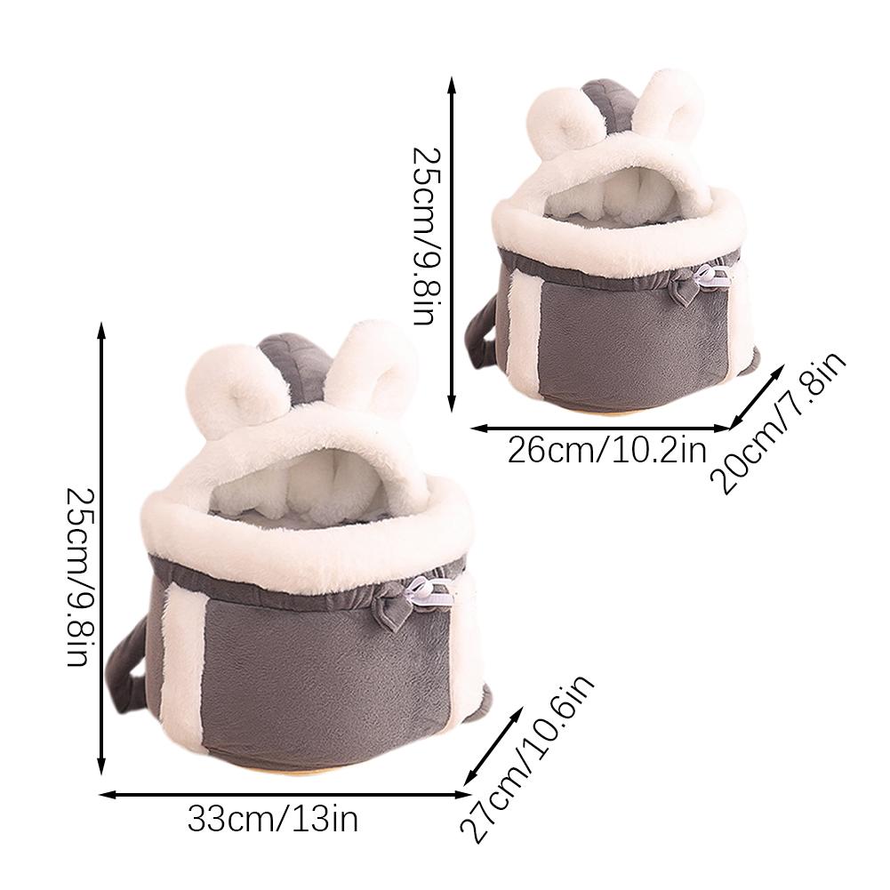 Winter Warmer Katzen Rucksack Weich Gemütlich Niedlich Plüsch Haustiere Käfig Alles In 1 Stil Katze Tasche Tragetasche Für Draußen Reisen Haustier Zubehör