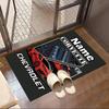 Custom Name Personalized Chevrolet Corvette Print Carpet, Versatile Home Decor Rug, for Playroom, Apartment, Balcony, Entryway, Hallway Gift