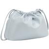 New CALVIN KLEIN Synthetic Material One Shoulder Crossbody Puff Bag Women's Pearl Blue DH3771-3UJ