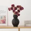 Décoration Créative Minimaliste Noire avec Fleurs Séchées Vases à Fleurs Bureau d'Entrée Salon Arrangements Floraux Vase à Fleurs