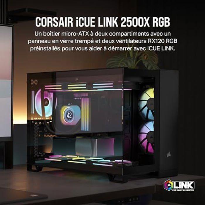 Boîtier pc - corsair - cc-9011267-ww - 2500x - noir
