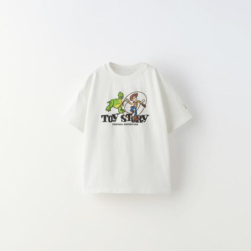 

Black T-shirt Printed Top Summer Clothing Cartoon Short Sleeves Simple Cute Loose Base Shirt for Children 160