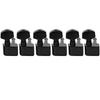 Musiclily Pro Guitar Tuners for Fender Electric Black 6-Pin 2-Pin Strat/Telecaster Guitars,