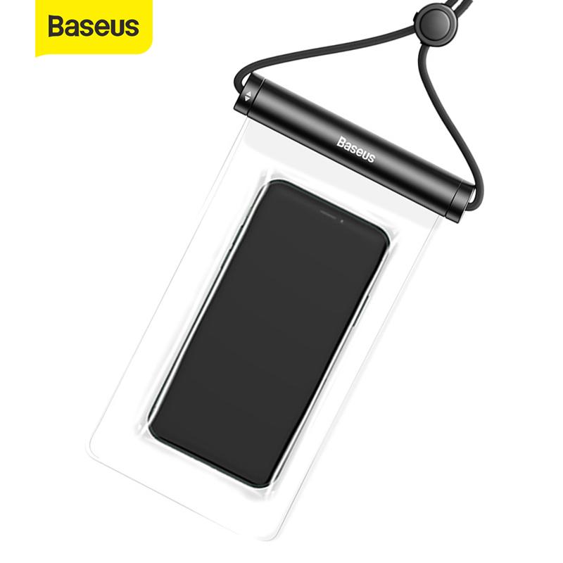 

Водонепроницаемый чехол Baseus для телефона iPhone 13 12 Pro Max Samsung Xiaomi Poco, водонепроницаемая сумка для плавания, универсальный защитный чехол