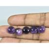 9MM Natural Amethst Ring Size Round Cabochon Loose Gemstone 5Pcs Lot 17Cts. A-453