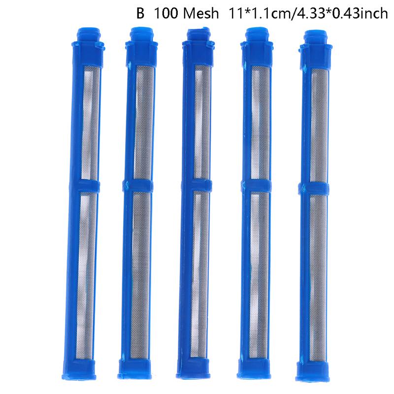 5 Pcs Airless Filter For 60/100/150 Mesh Paint Spray Diy Tool Stainless Steel Filter
