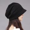 Weekend Face-Erasing Women's Beanie Brim Beret Simple Hat
