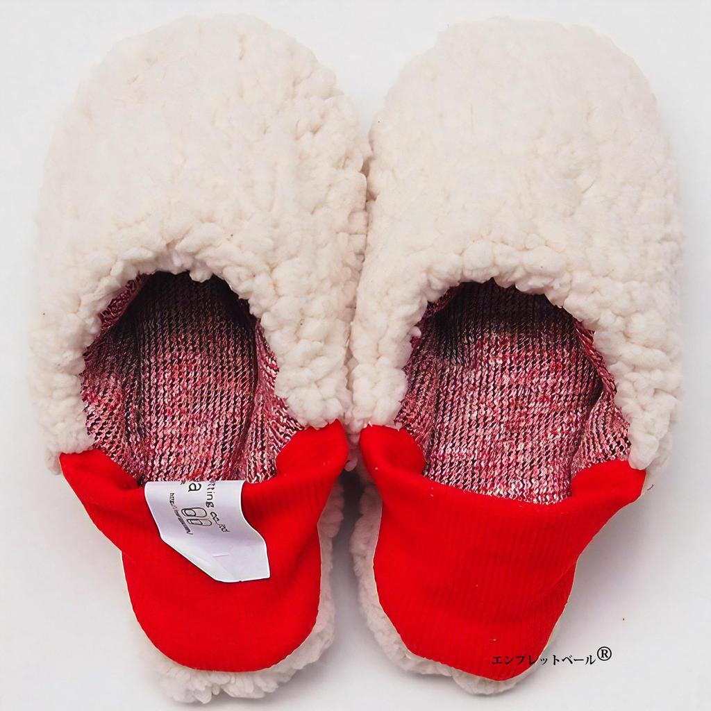 Indoor Slippers and Socks Combined In a Fluffy Slub Tweed and Sheepskin Boa Size A New Take On Room and Easy To Wash When Merippa Renewal 2025 [Emplet