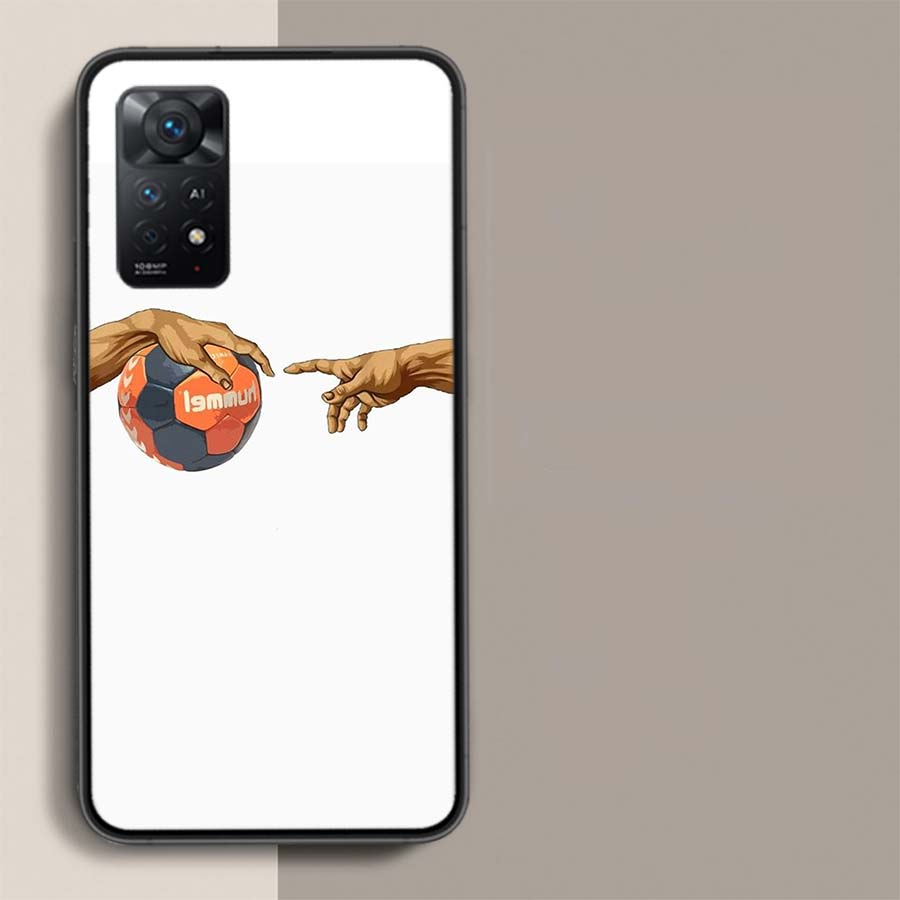 Handball Sport Phone Case For Redmi Note 14+ 13 Pro Plus 14C 13C 12C 12 10A 10C 10 9 8 9A 9C 9T 8A 7 Pro Xiaomi Capa Cover Cute