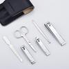 Manicure Set 6Pcs Professional Stainless Steel Pedicure Kit Grooming Kit Fingernail & Toenail Clippers Set Manicure Kit with Lux