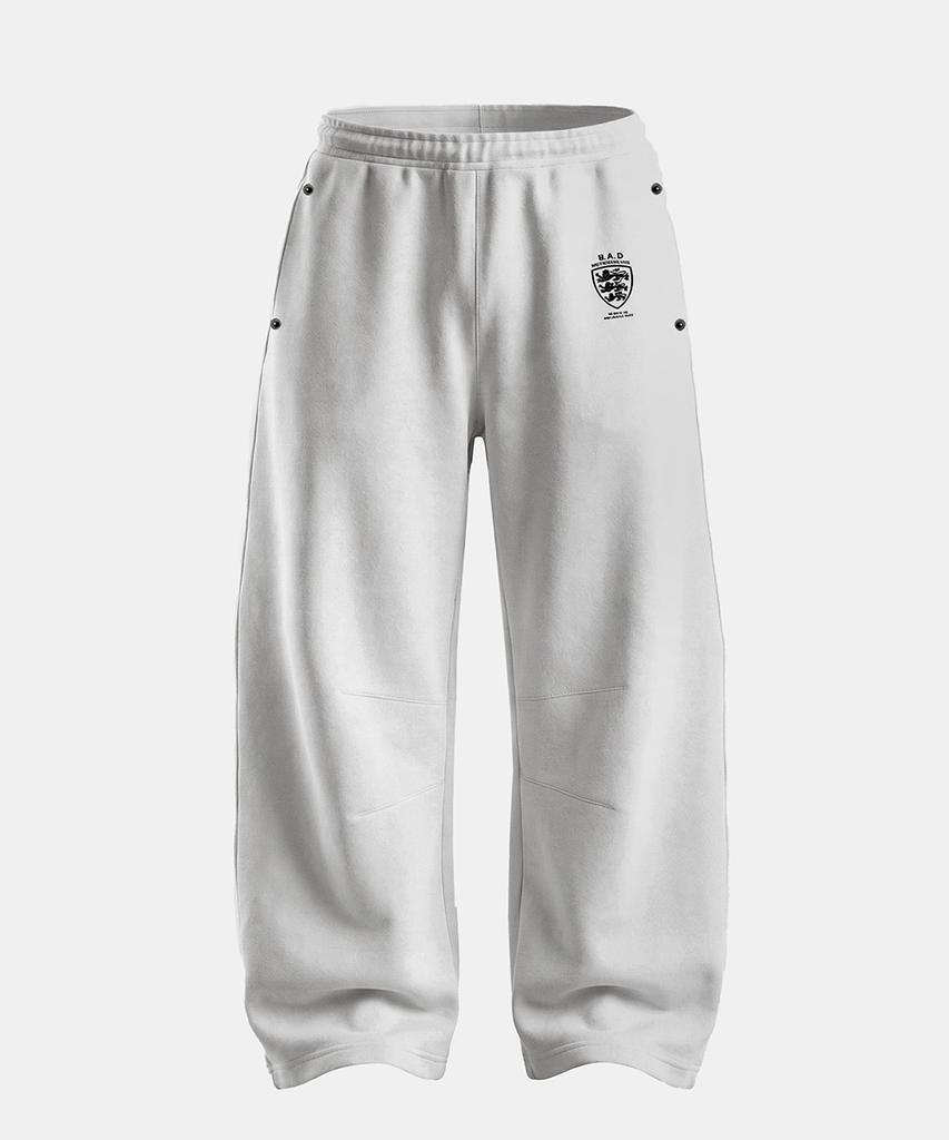 BADBLOOD Shield-M Semi-Curved Fit Joggers - White