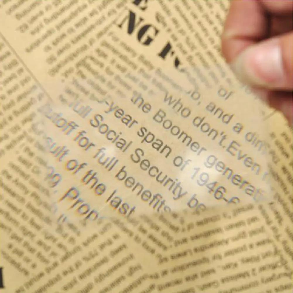 1-4PCS A5 Full Page Large Sheet Magnifier Magnifying Glass Reading Aid Lens Fresnel Ultra-thin Loupe for Reading X3